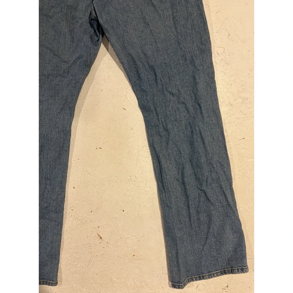 Signature Levis Levi Strauss Jeans Mens 38x32 Blue Low Bootcut Cowboy Rodeo‎